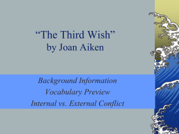 The Third Wish by Joan Aiken - WFMS 7th La