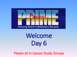 PRIME+ Day 6 PPT File