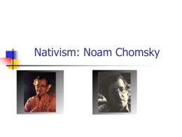 Presentations\Nativism