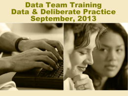 Data Team Training - Santa Rosa County School District