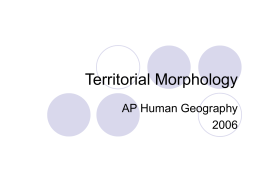 Territorial Morphology File