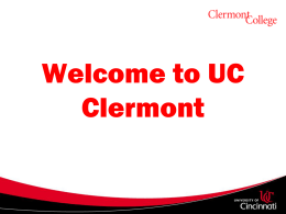 One Stop - UC Clermont College