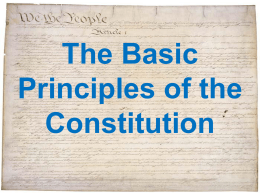PPT: Six Basic Principles of the Constitution - Online