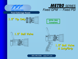 metro series - Task Force Tips