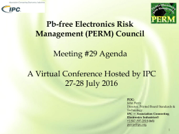 PERM 29 Virtual Conference Agenda - July 2016 - IPC