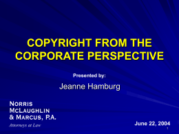 Copyrighting Published Works