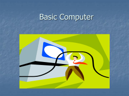 Learning Basic Computer Skills