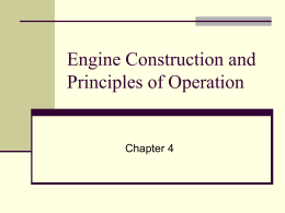 Engine Construction and Principles of Operation