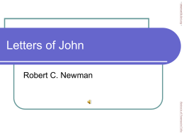 Letters of John - newmanlib.ibri.org
