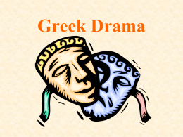 Greek Drama PPT - Glassboro Public Schools