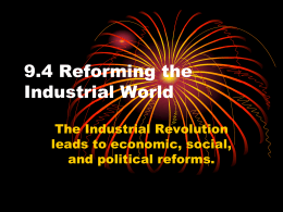 25.4 Reforming the Industrial World