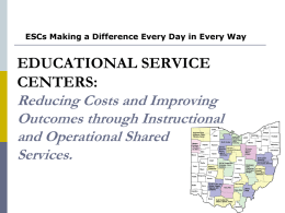 Ohio ESC Shared Services Power Point