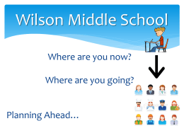7th grade information - Woodrow Wilson Middle School
