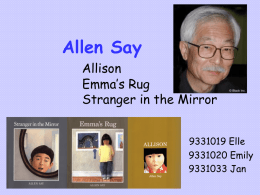 Three Storybooks by Allen Say