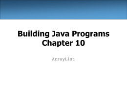 CSE 142 Python Slides - Building Java Programs