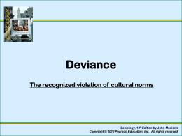 Chapter 9: Deviance