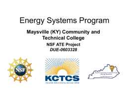 MaysvilleKy CTC Pasely - Center for Energy Workforce