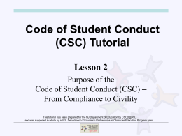 Lesson 2 - CSCD@RU -