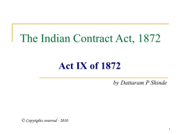 Indian Contract Act 3