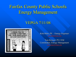 Fairfax County Schools Presentation