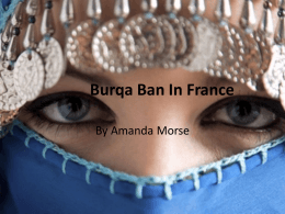 Burqa Ban In France