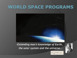 World Space Programs - Home