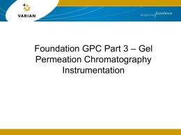 Foundation Part 3 - GPC instrumentation