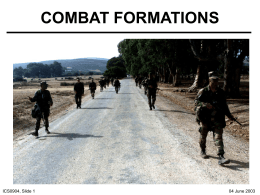 combat formations