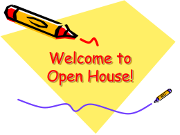 Welcome to Open House! - Florida`s Positive Behavior Support Project