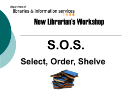 Collection Development for School Libraries