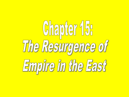 15 - The Resurgence of Empires in East Asia