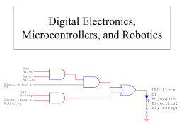 Digital Electronics, Microcontrollers, and Robotics