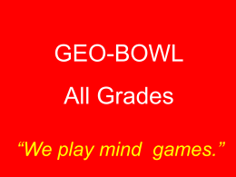 Geo Terms PPT
