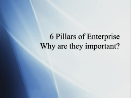 4 Pillars of Enterprise Why are they important?