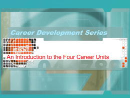 Introduction to the Career Development Series