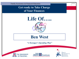 Life of . . . Ben West