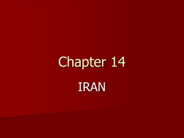 Chapter 14 IRAN Power Point