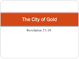 The City of Gold - The Good Teacher