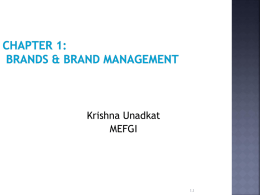 1. Brand Management