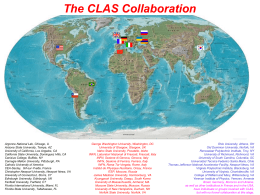 CLAS Collaboration - US Institutions