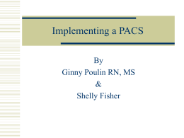 Implementing a PACS
