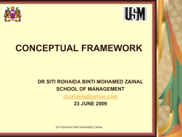 theoritical framework