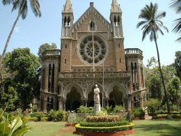 Students Presentation - Welcome to University of Mumbai