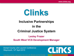 Clinks LDU Launch Presentation LF April 10
