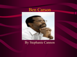 Ben Carson - WordPress.com