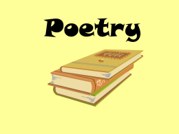 Poetry - Williston School District