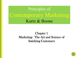 Chapter 1 Marketing