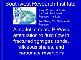 A model to relate P-Wave attenuation to fluid flow