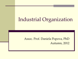 Industrial Organization