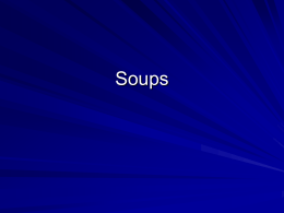 Soups - Lyons USD 405